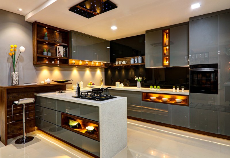 Kitchen interiors in Rajajinagar